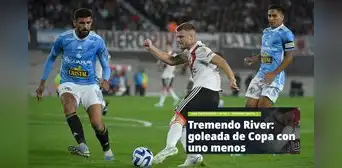 Prensa argentina y su 'dura' reacción tras caída de Cristal ante River: "Goleada de Copa con 1 menos"