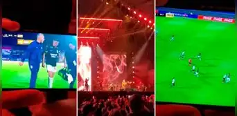 Hincha celebra los goles de Alianza Lima en pleno concierto de Alejandro Sanz Hincha celebra los goles de Alianza Lima en pleno concierto de Alejandro Sanz
