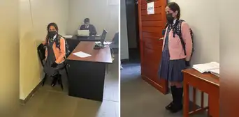 Persona detenida en colegio vestida de escolar: "¿De qué voy a arrepentirme si no he hecho nada?" Persona detenida en colegio vestida de escolar: "¿De qué voy a arrepentirme si no he hecho nada?"