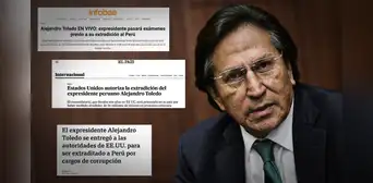 “Yo no soy fugitivo”: así informó la prensa internacional sobre la entrega de Alejandro Toledo “Yo no soy fugitivo”: así informó la prensa internacional sobre la entrega de Alejandro Toledo