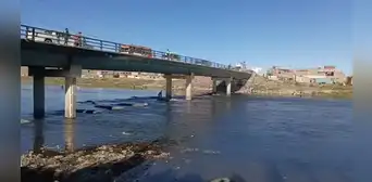 Encuentran cadáver de militar en río Ccaccachi de Juliaca Encuentran cadáver de militar en río Ccaccachi de Juliaca