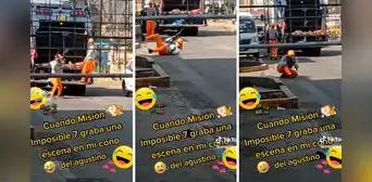 Recolectores peruanos se creen agentes de "Misión imposible" y redes estallan: "Operativo full limpieza"