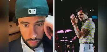 Bad Bunny pide disculpas a Harry Styles por polémico mensaje: “Fue error de mi equipo, te amamos”