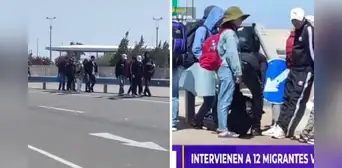 Tacna: 12 vietnamitas fueron intervenidos cuando intentaban cruzar la frontera Perú-Chile Tacna: 12 vietnamitas fueron intervenidos cuando intentaban cruzar la frontera Perú-Chile