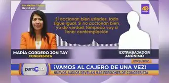 María Cordero a trabajador al que le recortó el sueldo: “Si no accionan bien, no voy a tener contemplación” María Cordero a trabajador al que le recortó el sueldo: “Si no accionan bien, no voy a tener contemplación”