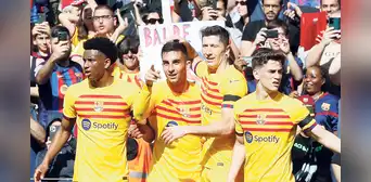 Barcelona acaricia el título español tras la victoria ante Atlético de Madrid Barcelona acaricia el título español tras la victoria ante Atlético de Madrid