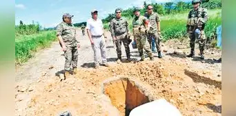 Policía destruye 18 narcopistas usadas para enviar cocaína Policía destruye 18 narcopistas usadas para enviar cocaína