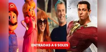 Entradas a 6 soles: ¿qué películas podrás VER en el CINE durante la oferta del 24 al 26 de abril? Entradas a 6 soles: ¿qué películas podrás VER en el CINE durante la oferta del 24 al 26 de abril?