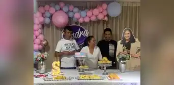 Hijos sorprenden a su mamá en su cumpleaños con temática de “Nunca más”: “Que se hagan la prueba de ADN”