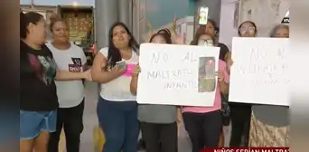 Denuncian a profesoras por maltrato infantil en colegio del Cercado de Lima Denuncian a profesoras por maltrato infantil en colegio del Cercado de Lima