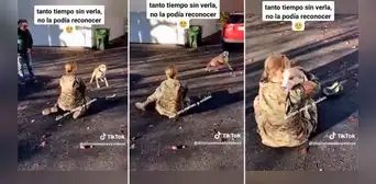 Perro se asusta al ver a su dueña, pero después de segundos la reconoce: “Ellos no olvidan”