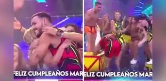 Mario Irivarren celebra su cumpleaños en "EEG" y sus compañeros lo agarran a huevazos Mario Irivarren celebra su cumpleaños en "EEG" y sus compañeros lo agarran a huevazos