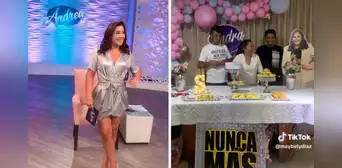 Andrea Llosa a usuaria que festejó su cumpleaños con temáticas de sus programas: “La próxima invítenme”