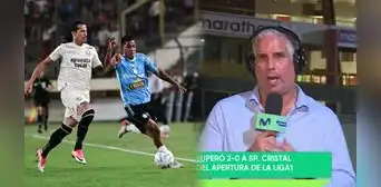 Diego Rebagliati y su ácido comentario tras la derrota de Cristal contra la 'U': "Fue un monólogo" Diego Rebagliati y su ácido comentario tras la derrota de Cristal contra la 'U': "Fue un monólogo"