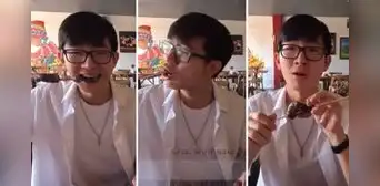 Ciudadano coreano come anticucho por primera vez y su reacción se viraliza: “Está rico, con mucho amor”