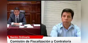 Pedro Castillo se presentó en la Comisión de Fiscalización del Congreso, pero se resistió a declarar