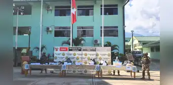 Vraem: cae narco boliviano con 150 kilos de cocaína y 4 fusiles de guerra Vraem: cae narco boliviano con 150 kilos de cocaína y 4 fusiles de guerra