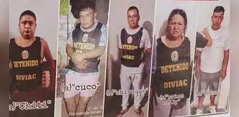 Caen 12 presuntos integrantes de mafia “Los Dragones Rojos” en La Libertad Caen 12 presuntos integrantes de mafia “Los Dragones Rojos” en La Libertad