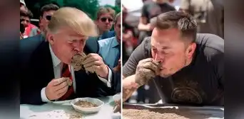 IA hace que Elon Musk y otros famosos participen en curiosa competencia de 'comer cemento' IA hace que Elon Musk y otros famosos participen en curiosa competencia de 'comer cemento'