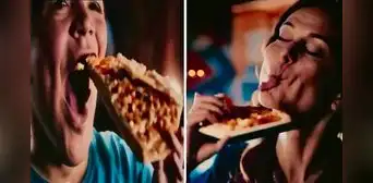 Usan inteligencia artificial para crear un comercial de pizzas y resultado es perturbador