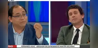 Jaime Chincha protagoniza tensa entrevista con abogado de Vizcarra: "¡El que miente es usted!" Jaime Chincha protagoniza tensa entrevista con abogado de Vizcarra: "¡El que miente es usted!"
