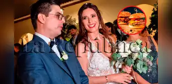 Verónica Linares y su esposo fueron a comer hamburguesas tras su boda: "Moríamos de hambre” Verónica Linares y su esposo fueron a comer hamburguesas tras su boda: "Moríamos de hambre”