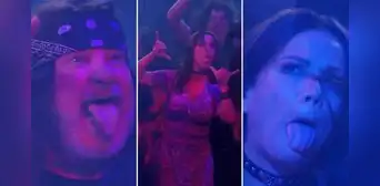 "Al fondo hay sitio": 'Charo' se transforma a ritmo de heavy metal en cita con alcalde [VIDEO]