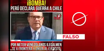 Perú no ha declarado una “guerra” a Chile por introducir extranjeros en la frontera