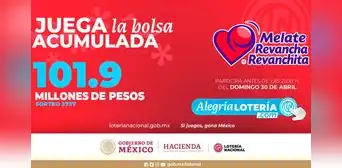Sorteo Melate 3737: Resultados de la Lotería Nacional HOY 30 de abril EN VIVO Sorteo Melate 3737: Resultados de la Lotería Nacional HOY 30 de abril EN VIVO