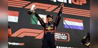 'Checo' Pérez se alzó con el GP Azerbaiyán y superó a Max Verstappen y Leclerc