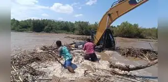 Chiclayo: Río Chancay se encuentra a dos metros de viviendas en sector de Callanca Chiclayo: Río Chancay se encuentra a dos metros de viviendas en sector de Callanca