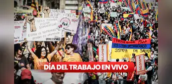 Protestas por el Día del Trabajador EN VIVO: sigue aquí las marchas de Argentina, Colombia y Chile