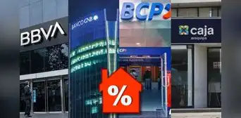 Crédito hipotecario: ¿qué bancos o cajas ofrecen la tasa de interés más barata para comprar una vivienda? Crédito hipotecario: ¿qué bancos o cajas ofrecen la tasa de interés más barata para comprar una vivienda?
