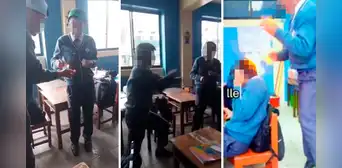 Escolares encienden sus manos con fuego para ‘imitar’ a Gokú en La Libertad