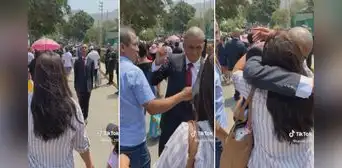 Estudiante de la PNP se quiebra al recibir visita de sus padres tras varios meses: “Qué orgullo”