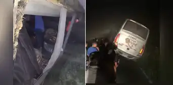 Bus de orquesta Sensual Karicia se despistó cuando retornaba de gira en la selva