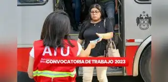 ¿Eres bachiller o titulado? ATU busca nuevos talentos para trabajar con sueldos desde S/3.000 ¿Eres bachiller o titulado? ATU busca nuevos talentos para trabajar con sueldos desde S/3.000