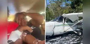 Panamá: avioneta cayó en plena avenida y pasajero registró los precisos instantes del accidente