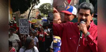 Venezolanos consideran “humillación” el aumento en el bono de alimentación anunciado por Nicolás Maduro Venezolanos consideran “humillación” el aumento en el bono de alimentación anunciado por Nicolás Maduro