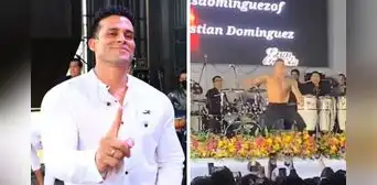 ¡Lo hizo de nuevo! Christian Domínguez repite icónico baile y se quita la camisa en Moquegua