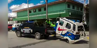 Mujer y su bebé de 2 años se salvan de morir en accidente de tránsito en Pasco Mujer y su bebé de 2 años se salvan de morir en accidente de tránsito en Pasco