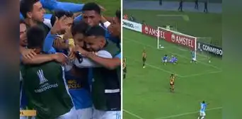 Jhilmar Lora anotó golazo de tijera contra The Strongest y le da vida a Cristal en Libertadores Jhilmar Lora anotó golazo de tijera contra The Strongest y le da vida a Cristal en Libertadores