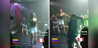 Peruana y venezolana protagonizan 'pelea' de baile en discoteca y escena es viral: "Venezuela vs. Perú"