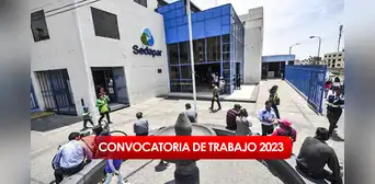 Convocatoria de trabajo en Arequipa: Sedapar ofrece empleos con sueldos de hasta S/ 3.700 Convocatoria de trabajo en Arequipa: Sedapar ofrece empleos con sueldos de hasta S/ 3.700