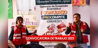 Convocatoria de trabajo en Puno: Municipalidad de Azángaro ofrece empleos con sueldos de hasta S/3.000 Convocatoria de trabajo en Puno: Municipalidad de Azángaro ofrece empleos con sueldos de hasta S/3.000