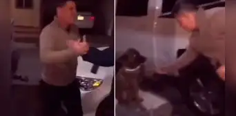 Hombre toma en cuenta a la mascota de su amigo y lo saluda: “Es otro  integrante de la familia”