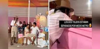 Organizan 2 fiestas en el mismo vecindario y payasito ‘saca pica’ con su show