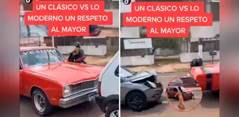 “Respeten a los mayores”: 2 autos modernos chocan contra un clásico Torino y el resultado impacta en redes “Respeten a los mayores”: 2 autos modernos chocan contra un clásico Torino y el resultado impacta en redes