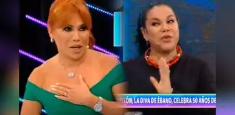 Eva Ayllón visita el set de Magaly y conductora le recuerda pelea del pasado: “No empecemos con eso” Eva Ayllón visita el set de Magaly y conductora le recuerda pelea del pasado: “No empecemos con eso”