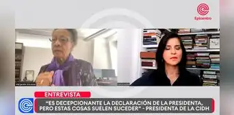 Presidenta de la CIDH advierte a congresistas que calificar a informe de ‘sesgado’, sin pruebas, es grave Presidenta de la CIDH advierte a congresistas que calificar a informe de ‘sesgado’, sin pruebas, es grave